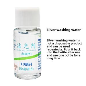Silver Cleaning Solution Gold Jewelry Care Oxidation Remover Fashion Accessories Polishing Agent Gold Wash Silver Cleaning Water