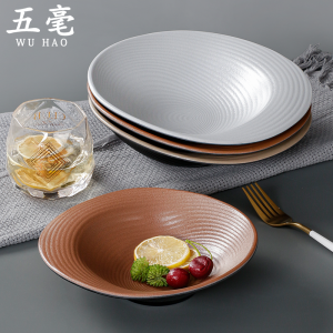 Bát Đựng Thức Ăn Trưa Bằng Nhựa Melamine Dày Cạnh Rộng Dùng Tại Nhà Hàng Bát Đựng Thức Ăn Lạnh Bát Đựng Súp Bát Đựng Thức Ăn Nhẹ Trung Quốc