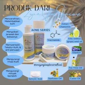 ZIYAN GLOW SKINCARE/PAKET ACNE SERIES/PAKET GLOW SERIES/SKINCARE BPOM ASLI