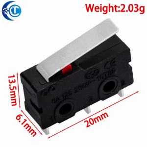 10 Chiếc KW11 3Z 5A 250V Tact Switch 3PIN Microswitch Khóa Bộ Điều Chỉnh Điện Áp Cho Máy Tính SMD Mạch Tích Hợp