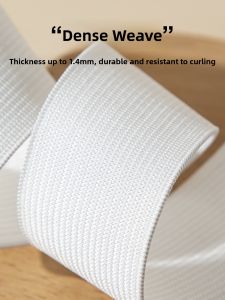 Durable Wide High-Elastic Black Thick Flat Waistband Elastic Band