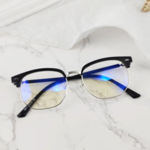 Kacamata Anti Radiasi Photocromic Pria Wanita: Fashion Retro & UV400