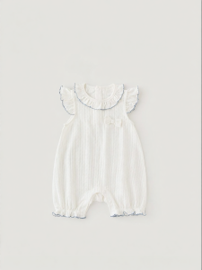 GURCOOC | Bodysuit Mỏng Tay Flutter Co Dãn Mùa Hè