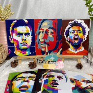 HIASAN DINDING WALL DECOR 15x20CM PAJANGAN POSTER DEKORASI KAMAR RUMAH BINTANG SEPAKBOLA BOLA