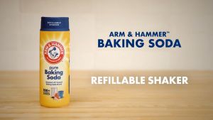 Arm & Hammer Pure Baking Soda (New Refillable Shaker) - 340 g