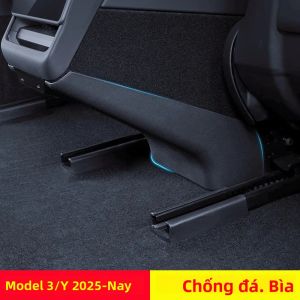 Tấm Bảo Vệ Chống Đá Chân Ghế Sau Tesla Model Y Juniper 2025 Chất Liệu TPE Bảo Vệ Trẻ Em Dành Cho Ghế Tựa Tay Model 3 Highland