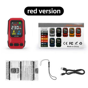 Aideepen | CO Gas Leak Detector Temp Humidity Meter Audible Visual Alarms LCD Portable Carbon Monoxide Sensor 0-999ppm for Home Indoor Use