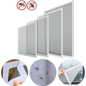 Customizable Size Anti-Mosquito Window Screen Self Adhesive Window Mosquito Net Summer Insect Proof Door Mosquitonet for Windows