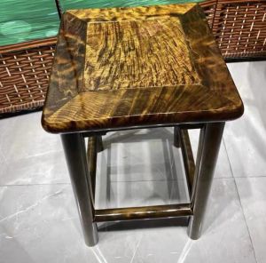 Chinese Style Small Square Stool Wooden Redwood Low Chair Solid Wood Board Bench Purple Sandalwood Furniture Hall Bench