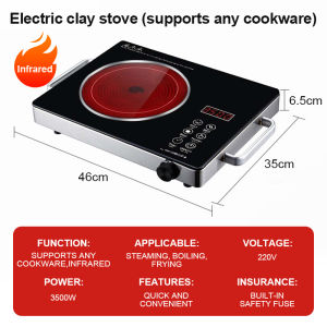 GEEK-3500W Electric Stove Inverter Induction Cooker Heavy Duty Original Electric Cooker Household Energy-Saving