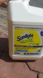 Nước rửa chén Sunlight  hương chanh 5kg- sạch bóng chén bát