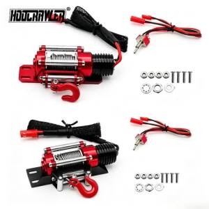 Metal Automatic Simulation Simulated Winch for 1/10 1/12 RC Crawler Car Axial SCX10 III 90046 D90 TRX4 TRX-6 D110 Redcat