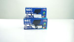 BEC โคมไฟผนัง โซลาร์เซลล์ LED Solar รุ่น SPLIT 25W 6500K พร้อมรีโมท