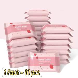 【Ready Stock】迷你湿纸巾Super Mini Wet Tissue Wet Wipes Pack Portable Hand Mouth Wet Tissues Children Cleaning Tisu Basah