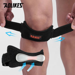 AOLIKES Dây Đeo Có Thể Điều Chỉnh Patella Brace EVA Kneepads Miếng Đệm Hỗ Trợ Đầu Gối Dành Cho Thiết Bị Bảo Hộ Thể Thao Dành Cho Bóng Rổ Và Bóng Chuyền