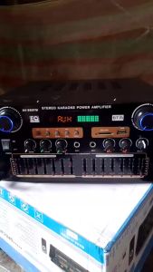 NEW 220V 3000Watts 4 Channel Amplifier With Mixer Equalizer Usb Bluetooth Fm Radio AV-999FM Home Stereo Audio Amplifier