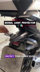 Signal Light Protector for Honda Click v3 、Click v2、Click 125i、Click 150i、Click160 1PC Powder Coated