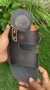 Sandal Kulit Pria Dewasa Slop Selop Full Kulit 100% Terbaru