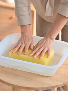 10Pcs large sponge cleaning cubic super high-density water-absorbing car wash home floor hair salon cleaning tool