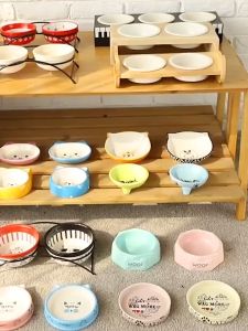 Chén bát ăn Elite bằng sứ cho thú cưng chó mèo thỏ cute