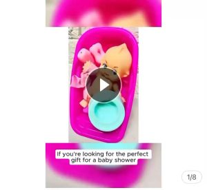 Kid Happy Toy Swimming Doll 8 PCS Cute Baby BathToy Set Bathtub Kids Pretend to Play House Girl Gift