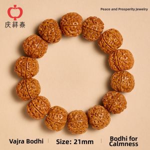 QINGXIANGTAI | Authentic 6-sided Large Tramontane Bodhi Seeds Hand Bracelet