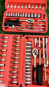 Bộ Dụng Cụ Tay Công KOSO+ Khẩu 24 Chi tiết chất  thép CR-V xi mờ cực đẹp nhập khẩu đài loan đầu 612