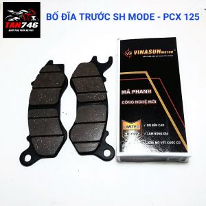 Má phanh Bố thắng đĩa trước VINASUN lắp SH MODE và PCX125 đời 2017 về trước bố lắp heo dầu 3 piston