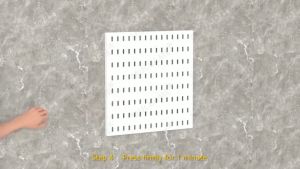 Pegboard Wall Shelf Household Storage Peg board Hanging Rack Shelves For Home Decoration With Screws