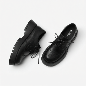 MIOLLIBARN | Leather Brogue Oxford Shoes For Women