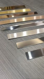 5 Meter Stainless Steel Flat Decorative Lines Decoration Wall Ceiling Edging Strip Edge Strips Mirror Decor Decoration Dinding