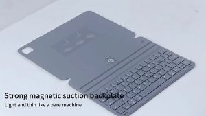 Premium Bluetooth Keyboard Case for iPad Pro Air (11"/13") 2024 2025 ipad 11 A16 Dual Viewing Angles | Slim & Lightweight Compatible with M2/M3/M4 Models (2025)