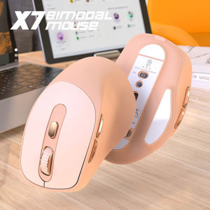 2.4GHz chuột chơi Game Văn phòng 6 phím 4000DPI USB chuột laptop Bluetooth tương thích 500mAh Type-C sạc hiển thị điện cho máy tính