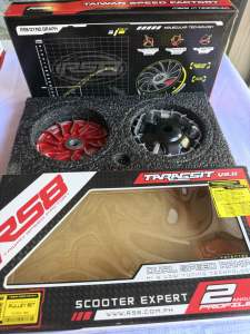 RS8 PULLEY SET MIO I 125 / M3/ SOUL I 125/ GEAR 125/ FAZZIO/ GRAVIS