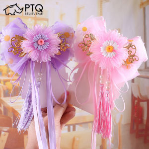 Hairpins For Children New Bowknot Hair Accessories Streamers Ladies Hairpins Retro Jewelry Hairpins Gifts For Girls PTQ