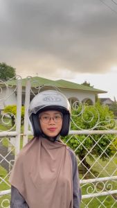 helm kyoto solid halfface sni dewasa pria wanita terbaru termurah