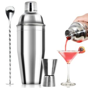 3/6pcs ค็อกเทล Shaker สแตนเลสเครื่องมือ Bartending Margarita ผสมเครื่องดื่ม Shaker Martini Sharker Bartender Kit