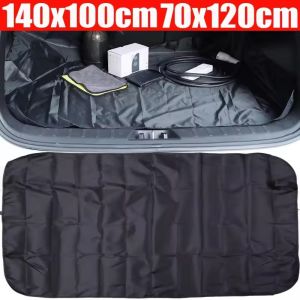Foldable Trunk Liner Mat Waterproof Anti Dirt Pad Dustproof Protector Universal Fit Easy Clean Black Car Boot Cover Accessories