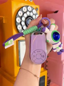 OKK Life Stop (038) พวงกูญแจรถจORA Good Cat เคสใสซีทรู รีโมทรถ ทรงใบไม้ แบบบางพิเศษ เข้ารูป