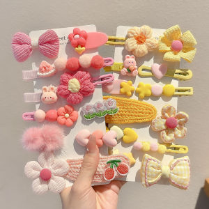 NING ZHOU | Autumn Winter Melard Fluffy Side Fringe Organizer Hair Clips