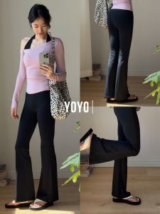 sui xin yu qie | Boot Cut Butt Lift Yoga Pants Waist High Slimming