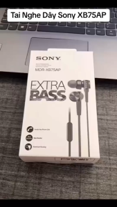 [HỎA TỐC] Tai Nghe Có Dây Sony EXTRA BASS MDR-XB75AP Hàng Mới Fullbox