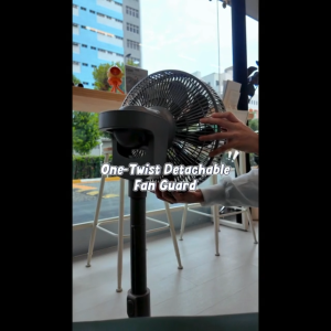 [NEW LAUNCH] NNIO EZ99 12" BLDC Air Circulator Stand Fan | Easy to Detach Easy to Clean