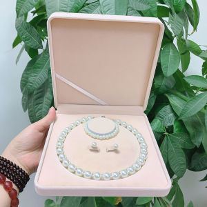 Nhung Ngọc Trai Bông Tai Vòng Tay Hộp Đựng Trang Sức Bộ Hai Ba Món Bộ Hộp Quà Tặng Hanchen Thương Hiệu Thời Trang Sành Điệu Hộp Đựng