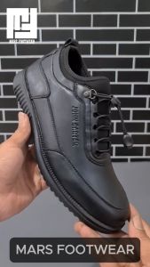 MARS Othello Sepatu Pantofel Formal Pria Sepatu Kuliah Sekolah Hitam Cowok