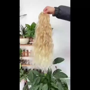 Tóc Giả Nối Kiểu Sóng Nước Thanh Lịch Chất Liệu Tổng Hợp Nhẹ Nhàng Bồng Bềnh Dành Cho Nữ Kiểu Tóc Dài.