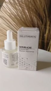 Glutamen Serum Acne Pelembab & Anti-Bakteri untuk Kulit Kusam