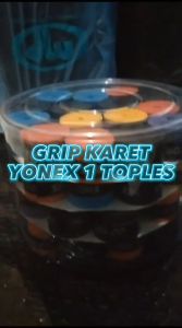 Grip Karet Badminton Bulutangkis Yonex 1 toples / Raket Bulutangkis Badminton yonex - 1 toples isi 60