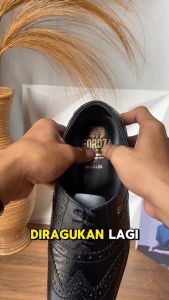 Sepatu Pria Kulit  Pantofel Formal Model LV Tali 9012HT