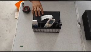 TRENY OEM Tissue Box Cover Durable Home Car Desk Rectangle PU Leather Napkin Paper Holder Black